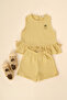 Muslin Ruffle Set Soft Yellow - 6