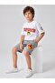 Superman Logo Capri for Ages 6-9 - Gray