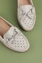 Women's Genuine Leather Comfortable Summer Perforated Casual Shoes Pyt.1300 Gray - 3