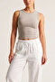 Women's Crew Neck Cotton Modal Crop 3-Piece - Softfit - 4
