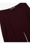 High Waist Wide Leg Palazzo Pants with Pile Detail - 5