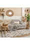 Gray Anthracite Linen Sofa Cover[170 X 220] - 2