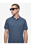 Cotton Pique Fabric Short Sleeve Polo Collar Printed Slim Fit T-Shirt - 2