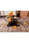 DIY Construction Parking Garage Playset 45PCS with Alloy Vehicles & Helicopter - 3