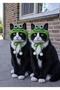 Cat Headgear with Frog Figure - Pompom - Lace-Up Cat Accessory - 6