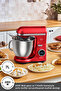 Mastermaid Chef Ultra D2000W Dijital Ekranlı Hamur Yoğurma Makinesi Imperial Red 7L - 5
