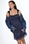 Sweetheart Neck Polka Dot Mini Tulle Dress - 5