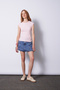 Cotton Top with Sewing Details Pink - 2