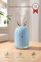 Air Humidifier Steam Machine Aroma Diffuser with Deer Figure 220 ml H1 Blue