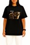 Oversized Narcos 1 Chest Printed Unisex T-Shirt - 2