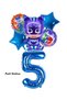 Pjmasks Cat Child 5 Years Old Birthday Party Balloon Set Pijamaskeliler Cat Child Theme Party Balloon Set - 5
