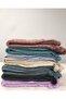 Ygt Home Knitted TV Blanket - Leg Shawl, Sofa Shawl - Beige with 10 Pom-Poms - 4