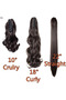 Synthetic Long Straight Claw Ponytail Wigs Clip In AH Tail Hair Ponytail - 3