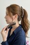 Copper Tone Patterned Acetate Non-Slip Luxury Banana Clip 13cm - Ponytail Clip Hair Bun Clip