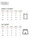 Cotton Strap T-Shirt Shorts Set Light Blue - 4