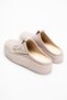 Women's Beige Orthopedic Sole Comfortable Closed-Front Slippers-Sabo Slippers-Hospital Slippers S1670 - 5