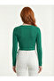 Double-Breasted Collar Tie-Up Ribbed Knit Cardigan - 2