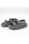 Unisex Double Buckle Casual Sandals Gray Color - 5