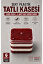 وعاء حلوى ماجنوليا بلاستيك 250 سم مكعب - طقم أغطية 6 قطع - 4