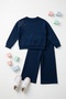 Girl's Set, Stylish and Fashionable Top and Bottom Set, Soft Fabric, Seasonal, Stone-Colored, Full Lycra, Medium Thinness, Cotton Fabric. - 6