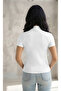 Short Sleeve Zipper Slim Fit Blouse - 3