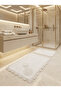 Vellore Soft, Hand-Knitted, Dowry-Style, Absorbent 2-Piece 100% Cotton Ultra Luxury Bath Mat Set - 4