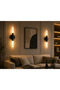 Umut Modern Led Black Wired Wall Lamp - 3