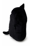 Black Cat Decorative Plush Pillow 35 cm Black - 4