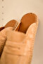 Bloom Genuine Leather Beige Rubber Sole Slippers - 4