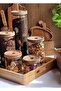 Glass Storage Container with Wooden Lid 500 ml - 6