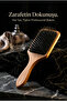 Wooden Handle Detangling Hair Brush Wide Surface Epoxy Gear Ergonomic Design - 7