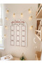 My First Year in the World 12 Months Baby Memory Photo Chart White Color 40 cm 30 cm - 3