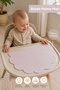 Baby Feeding Mat-Silicone Baby Mat, High Chair Feeding Mat, Silicone Feeding Mat-Pink