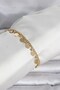 316L Steel Gold Color Sequin Model Women's Bracelet