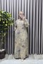Women's Hijab Plus Size Clothing Palm Shirt Dress - 8