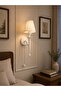 Modern Wall Sconce Chain Switch Decorative Bedside Lighting E27 Compatible - 2