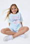 4-15 Years Licensed Us Polo Assn Girls' Set-Blue - 4