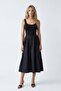 Women's Strappy Basic Midi Dress