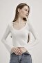 Armalife 6859 v neck soft long sleeve women's bodysuit