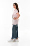 100% Cotton Text Printed Crew Neck Girl's T-Shirt - 5