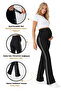 Wide Leg High Adjustable Waist Flexible Recovery Maternity Leggings