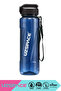 1000ml New Collection Large Size Silicone Straw Tritan Water Bottle with Measuring Scale Transparent Body and Hand Strap, Bpa Free, Odor Free - 2