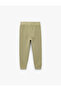 Cotton Elastic Waist Basic Jogger Sweatpants - 4