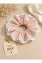 Vip Lace Denim Gingham Patterned Fabric 17 cm Simit Buckle