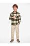 Long Sleeve Classic Collar Pocket Detailed Lumberjack Shirt