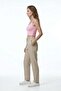 Women's Square Neck Fit Cut Crop Tank Top - 2
