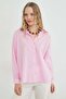 Basic Keten Görünümlü Oversize Gömlek