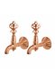 Hamam Stone Double Copper Decorative Kurna Hamam Fountain Ottoman Faucet - 2