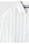 Light Gray Plain Casual Fit Long Woven Casual 100% Linen Shirt - 7
