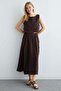 Muslin 2-Piece Set with Elastic Waist and Tasseled Skirt - 3